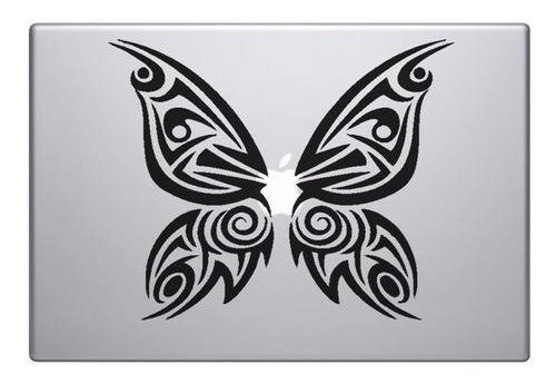 Skin Adesivo Borboleta Tribal - Macbook Notebook Tablet