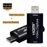 Placa Captura Vídeo Hdmi Full Hd 4k Live Streaming Original