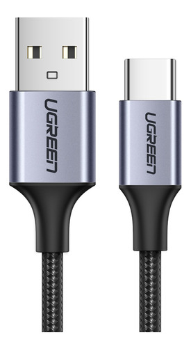 Ugreen Cable Usb-c A Usb 2.0 A Trenzado 3m Gris
