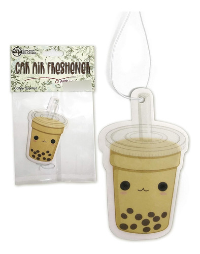 Boba Milk Tea - Ambientador Para Automóvil, Aroma De Café Du