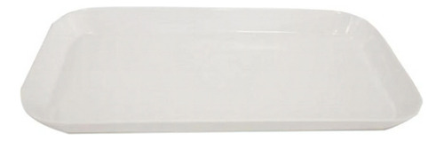 Travessa Retangular Melamina Branco 31x16cm - Marca X