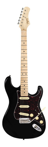 Guitarra Elétrica Tagima Classic Series T-635 Classic De  Amieiro Black With Tortoise Shell Com Diapasão De Maple