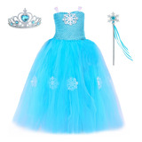 Vestidos De Princesa Dance Elsa Para Niñas Y Niños, Elegante