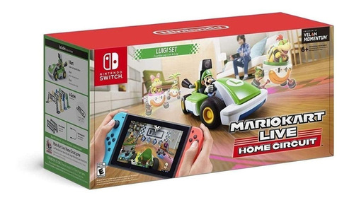 Carrito De Nintendo Switch Luigi Kart Live Home Circuit Verd