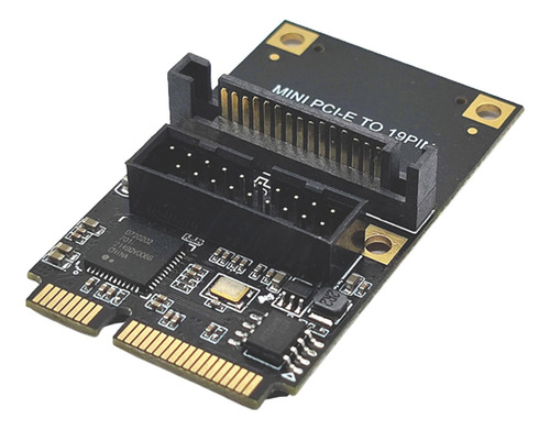 Adaptador Mini Pci E A 19pin Usb3.2 Fuente De Alimentación