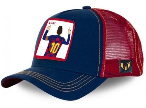 Gorra Messi Leonel The Goat Número 10 Ajustable Futbol