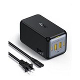 Cargador Multiple Aohi 120w Usb-c 4 Puertos Compacto -negro