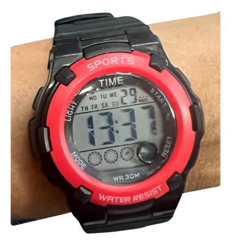 Reloj Time Digital Niños Sumergible Crono Luz - Taggershop