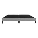 Base Cama Slim King Size Dicasa Gris 