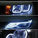 Fita Led Farol Drl + Seta Sequencia Externa Automotivo Carro