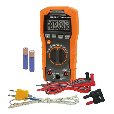 Multímetro Digital 600v Autorango Termopar Mm400 Klein Tools | Meses sin interés