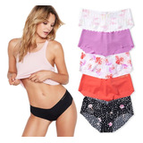 3 Pz Panties Hiphugger Algodón Victoria Secret Varios