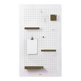 Organizador De Pared Madera C/accesorios Ecológicos 100x58,5