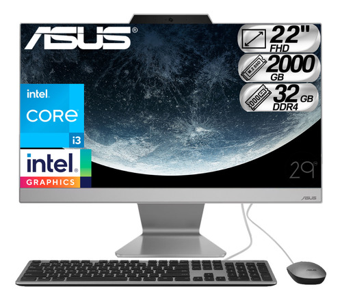 Todo En Uno Asus Intel Core I3 1215u Ssd 2000gb Ram 32gb