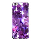 Funda Celular Hojas Flores Moradas Naturaleza Toda Marca 1