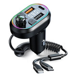 Reproductor Mp3 Bluetooth Para Coche Transmisor Fm 25w