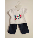 Conjunto Pantalon Y Camisa Para Muñecas Tipo American Girl