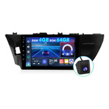 Estéreo 4+64g 4k Para Toyota Corolla 2014-2016 Wifi6 Carplay