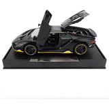 Coche Pequeño Lambo Lp770-modelo Negro Mate 1:32