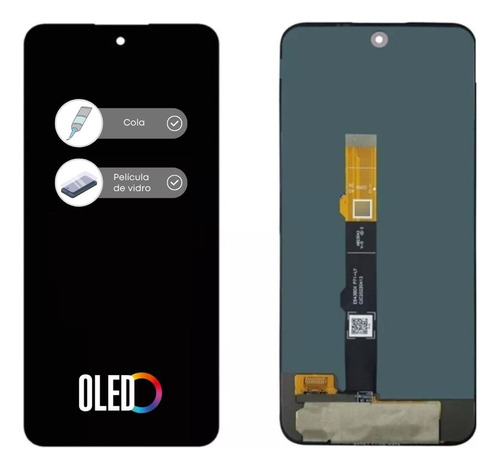 Display Tela Touch Lcd Moto G31/ G41/ G71 Oled + Cola + Peli