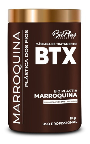 Bio Plus 01 Botx Plastica Dos Fios Marroquina 1kg  O Melhor 