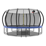 Dhhu Trampolin Para Ninos, Trampolin De 16 Pies Con Aro De B