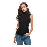 Blusa De Cuello Alto Sin Mangas X Tops 303 Para Mujer 2023