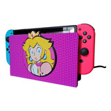 Carcasa Case Cover Dock Nintendo Switch Princesa Peach Mario