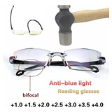 4 Lentes De Luz Anti-azul Grado Lectura Sin Marco C