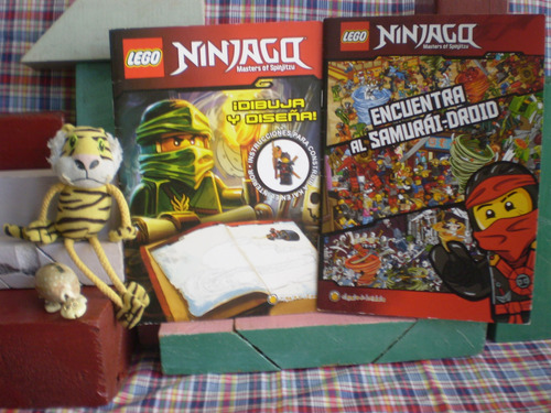 Lego Ninjago-revista-lote X 2-encuentra Samurai--exc.estado 