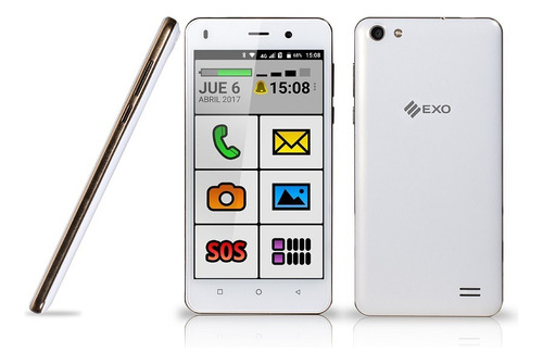 Smartphone Celular Spanky Facil 4g Adultos Mayores-liberado Color Blanco