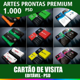 Super Pacote 1.000 Vetores Artes Prontas Cartão De Visita Ps