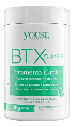 Youse Btx Capilar De Quiabo Tratamento Sem Formol 1kg