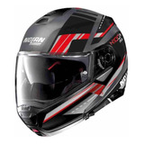 Casco Nolan N100-5 Plus Abatible Gris/rojo Lente/pinlock Xl