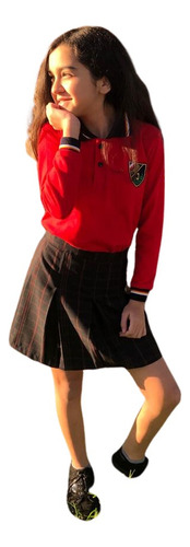 Falda Escolar Colegio Instituto Ohiggins  Talla S/m/l/xl