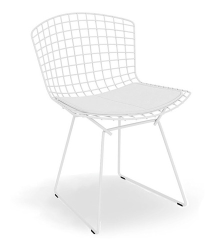 Combo X 4 Sillas - Bertoia Eames Dkr - Blanco - Negro