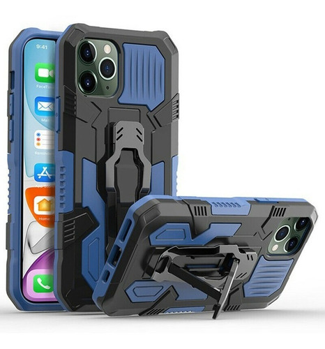 Capa Premium Armor Magnética Clip Para iPhone 8 Plus X 11 12