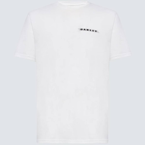 Polera Oakley Radius Bark Tee Hombre Blanco