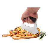 Cuchillo Mezzaluna Cortador De Pizza, Picador De Ensalada De