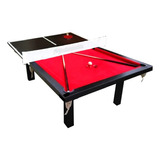 Mesa Pool Profesional + Accesorios + Tapa Ping Pong +paletas