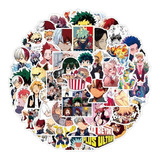 My Hero Academia 50 Calcomanias Stickers Pvc Ctra Agua Anime