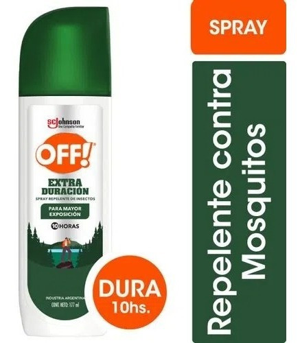 Off Spray Extra Duración Repelente 177ml