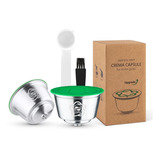 Cápsula Dolce Gusto Reutilizável Inox Com Tamper