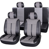 Funda Cubre Asiento Auto Universal Completa Cuerina N/g Iael