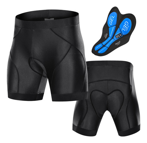 Shorts Bicicleta Hombre Acolchados Con Agarres Antideslizant