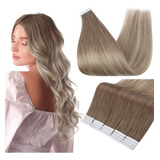 Extensiones De Cabello Natural 22in Ash Blonde Ombre A 50gr