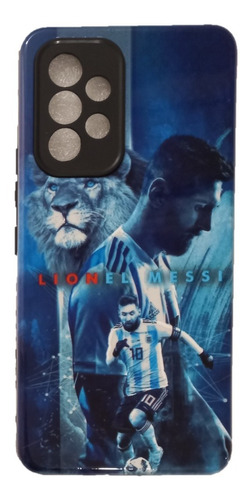 Funda Rígida Con Diseño Messi Selección Para Samsung A53