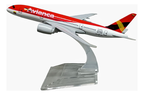 Avianca B787, Escala 1/400, Aircraf Model, 15cms De Largo. 