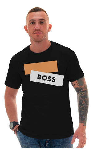  Camiseta Camisa Boss Internacional Lançamento Em Algodão