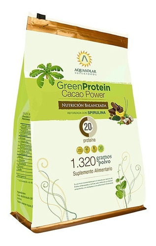 Aquasolar - Green Protein Cacao Power 1320grs